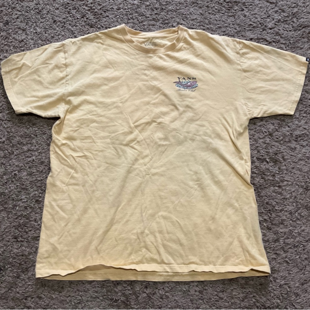 Vintage Yellow Vans  Resort Club T-Shirt